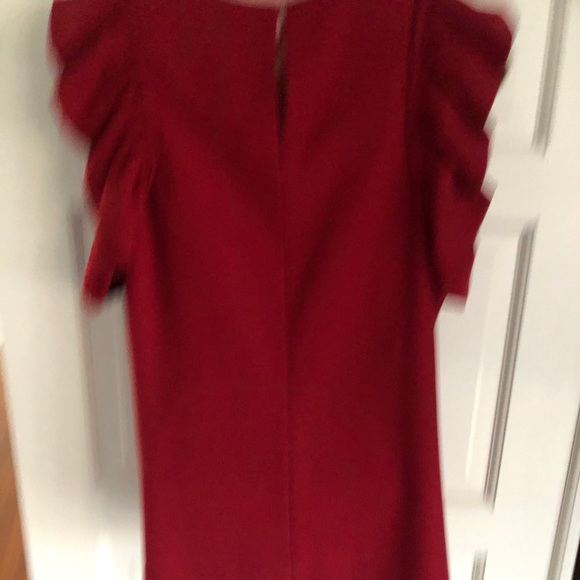 Rachel Zoe ruffled structured top - Picture 2 of 9